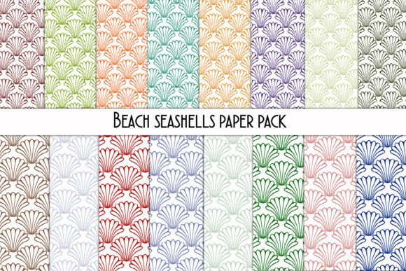Beach Seashells Paper Pack