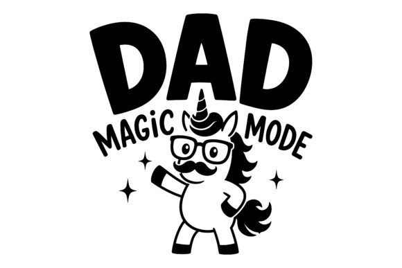 Dad Magic Mode SVG Design