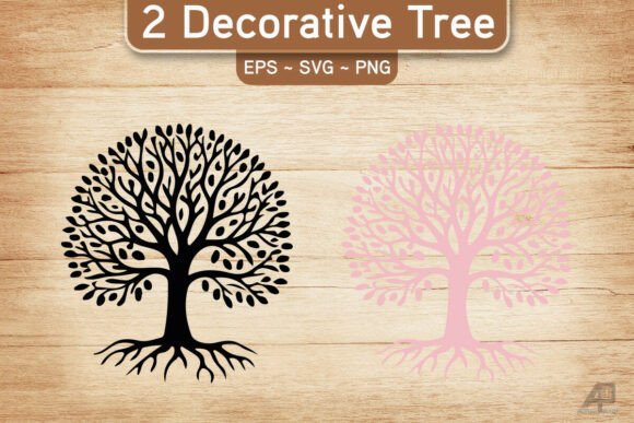 Decorative Tree SVG PNG: Creative Freedom for Planners, Crafters, and Designers