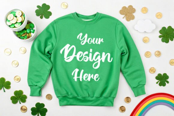 Free St. Patrick’s Sweatshirt Mockup: A Smart, Stress-Free Way to Showcase Your Designs