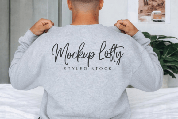 Gildan 18000 Crewneck Sweatshirt Mockup