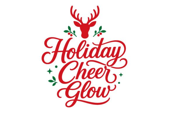 Holiday Cheer Glow Reindeer SVG: A Strategic Asset for Purpose-Driven Holiday Design