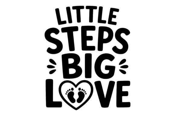 Little Steps Dad Love SVG