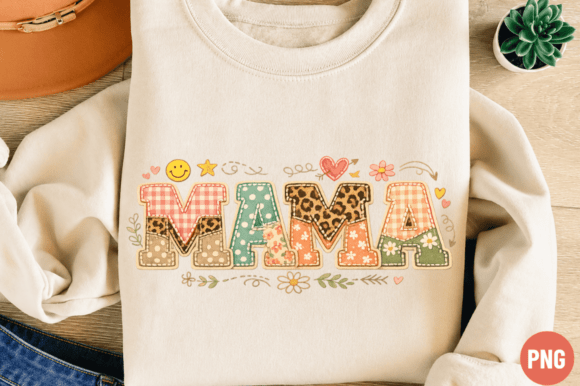 Mama Retro Patchwork PNG, Mama PNG: A Strategic Asset for Creative Entrepreneurs