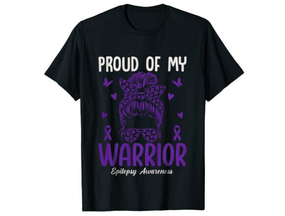 Proud Warrior Epilepsy Awareness T-Shirt