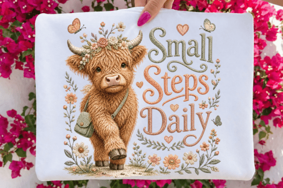 Small Steps Daily PNG T-SHRT DESIGN