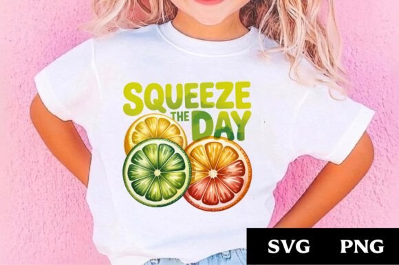 Squeeze the Day SVG – Fresh Lemon Fruit