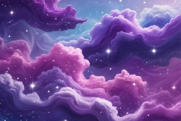 Trendy Neon Digital Paper Background