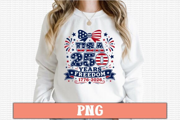 USA 250 Years Freedom 1776–2026 Free PNG: High-Resolution Patriotic Design for Real Creative Projects