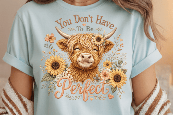 You Don’t Have to Be Perfect – Cow PNG